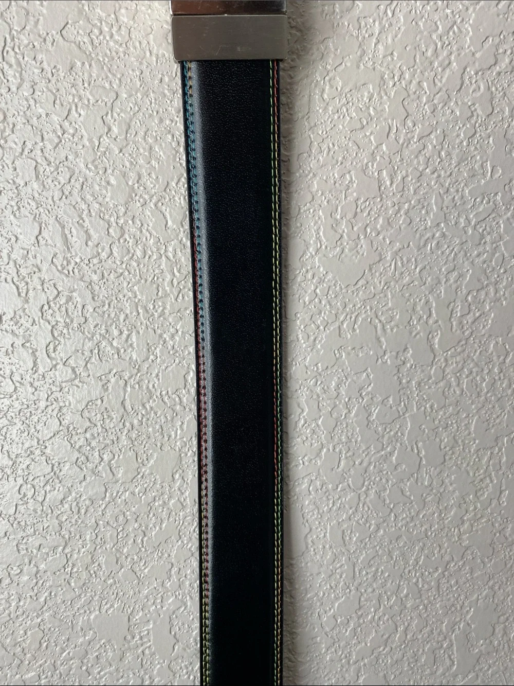 Tallia Belt Mens 36 Black  Leather Reversible